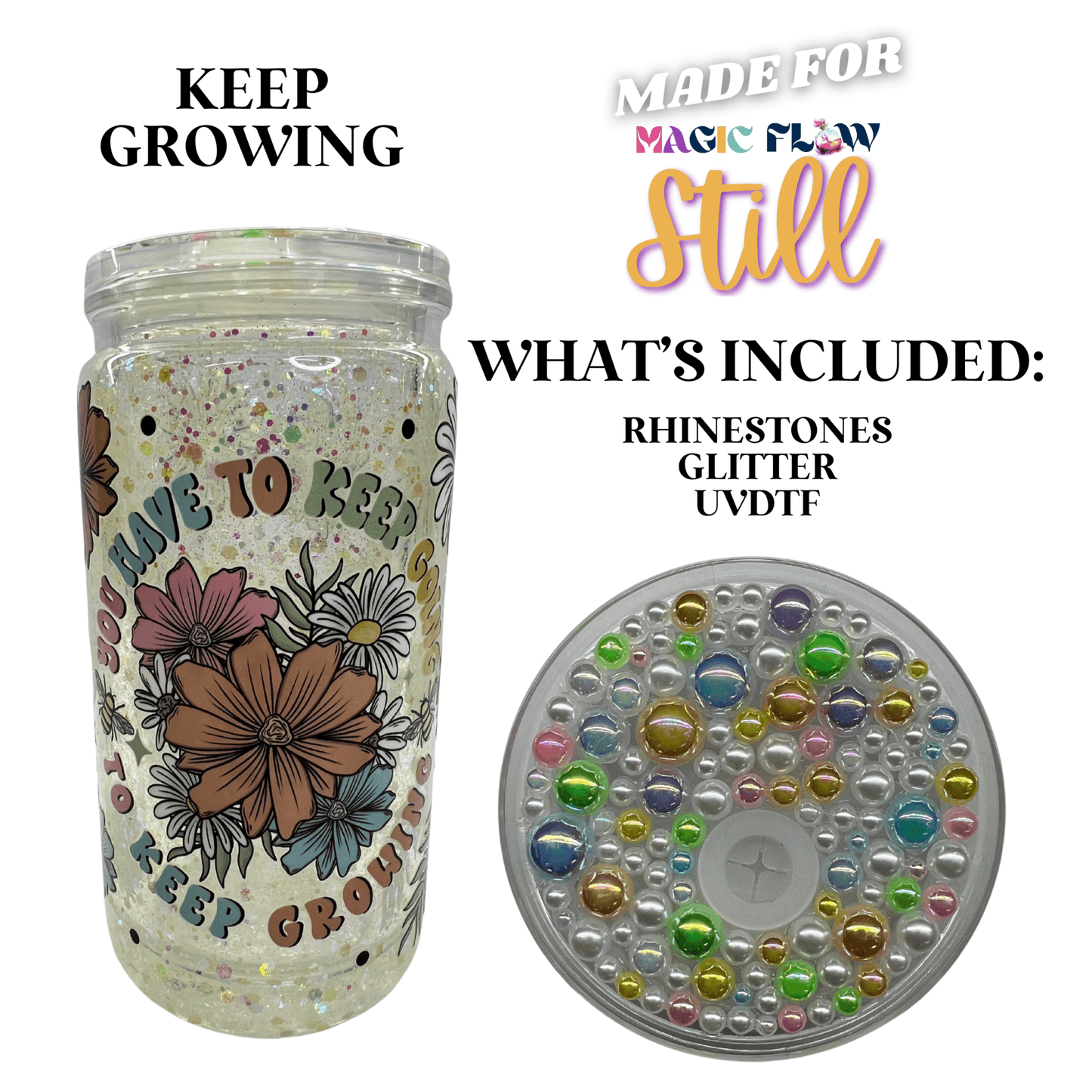 EMBELLISHMENT KITS FOR 16OZ SNOW GLOBE TUMBLER - BUNDLE