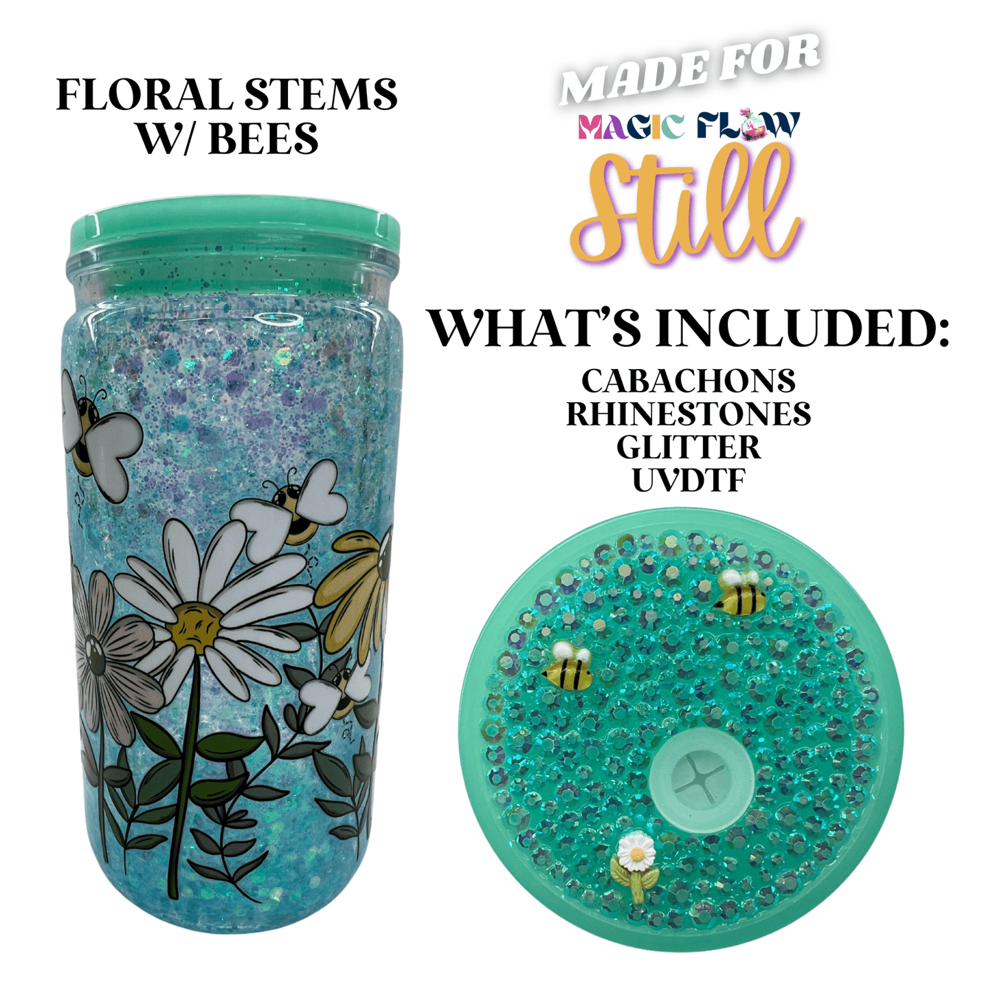 EMBELLISHMENT KITS FOR 16OZ SNOW GLOBE TUMBLER - BUNDLE