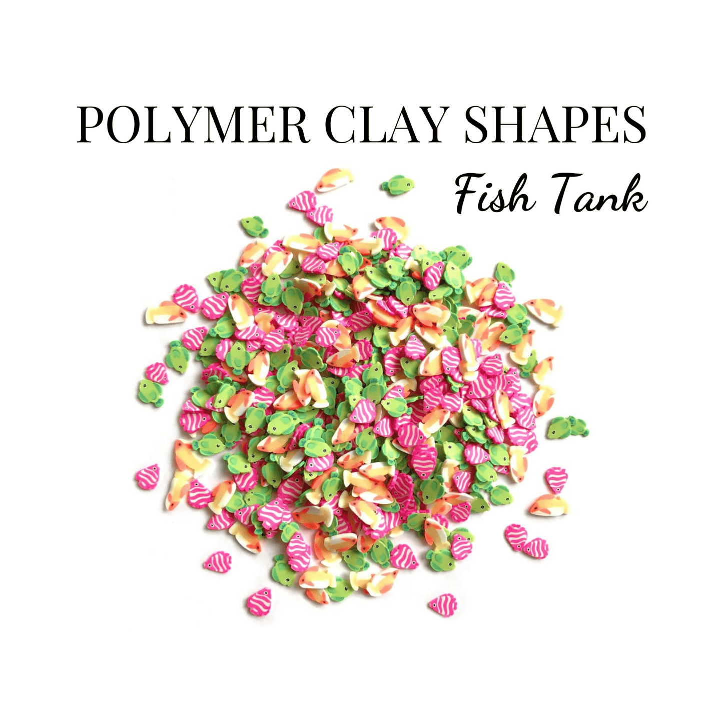 POLYMER CLAY SHAPES - FISH TANK - CRAFT SUPPLIES