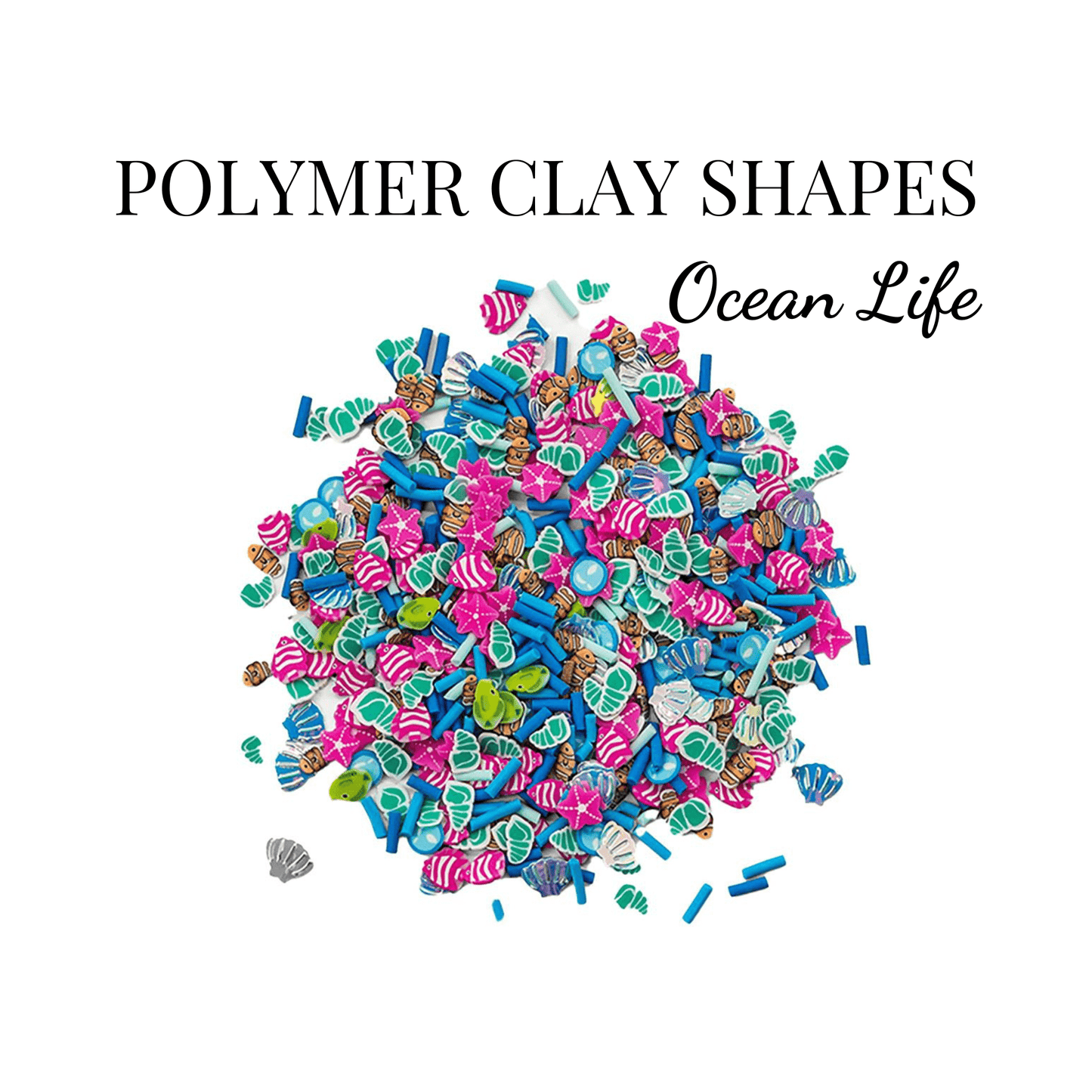 POLYMER CLAY SHAPES - OCEAN LIFE - CRAFT SUPPLIES
