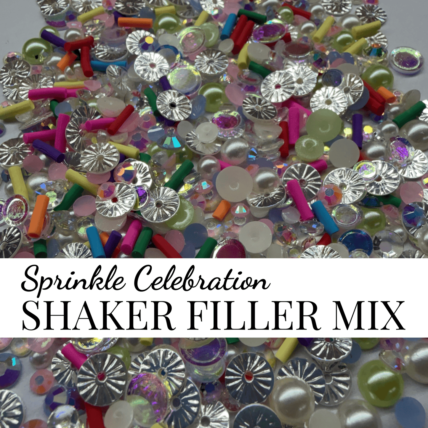 SHAKER FILLER MIX - SPRINKLE CELEBRATION - EMBELLISHMENT