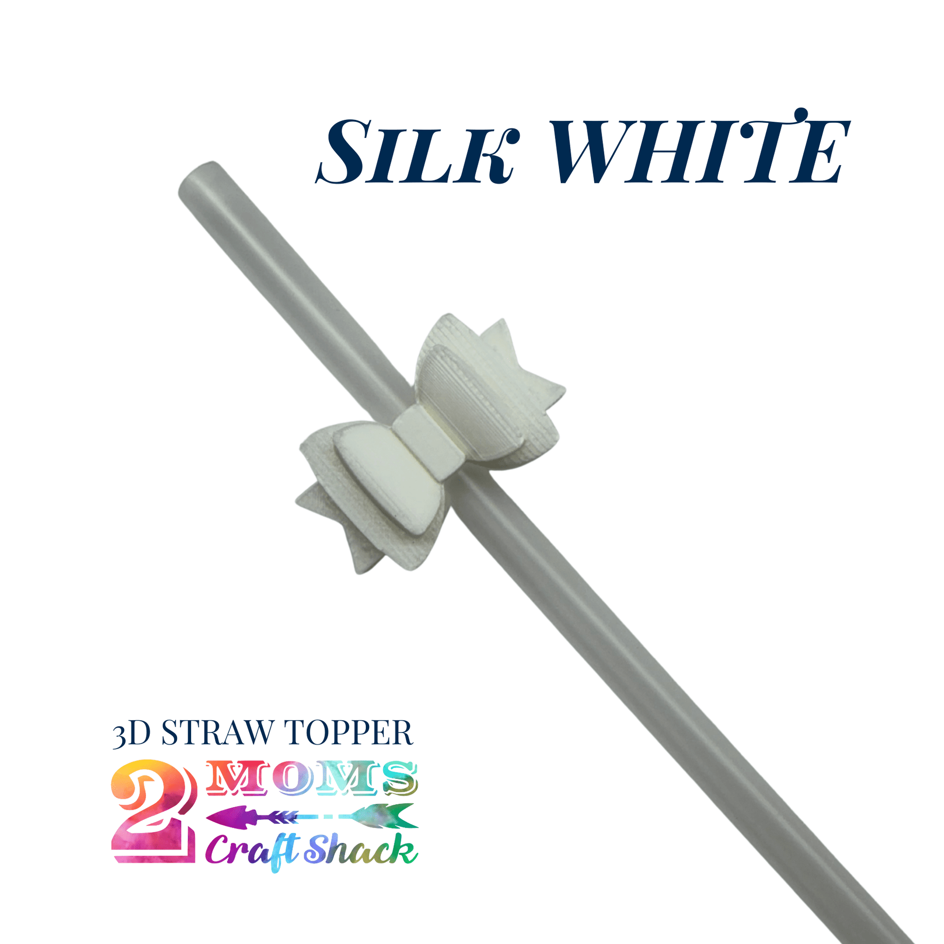 BOW - 3D STRAW TOPPER - NEW
