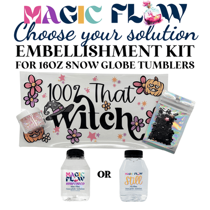 FLOWING GLITTER EMBELLISHMENT KITS - BUNDLE
