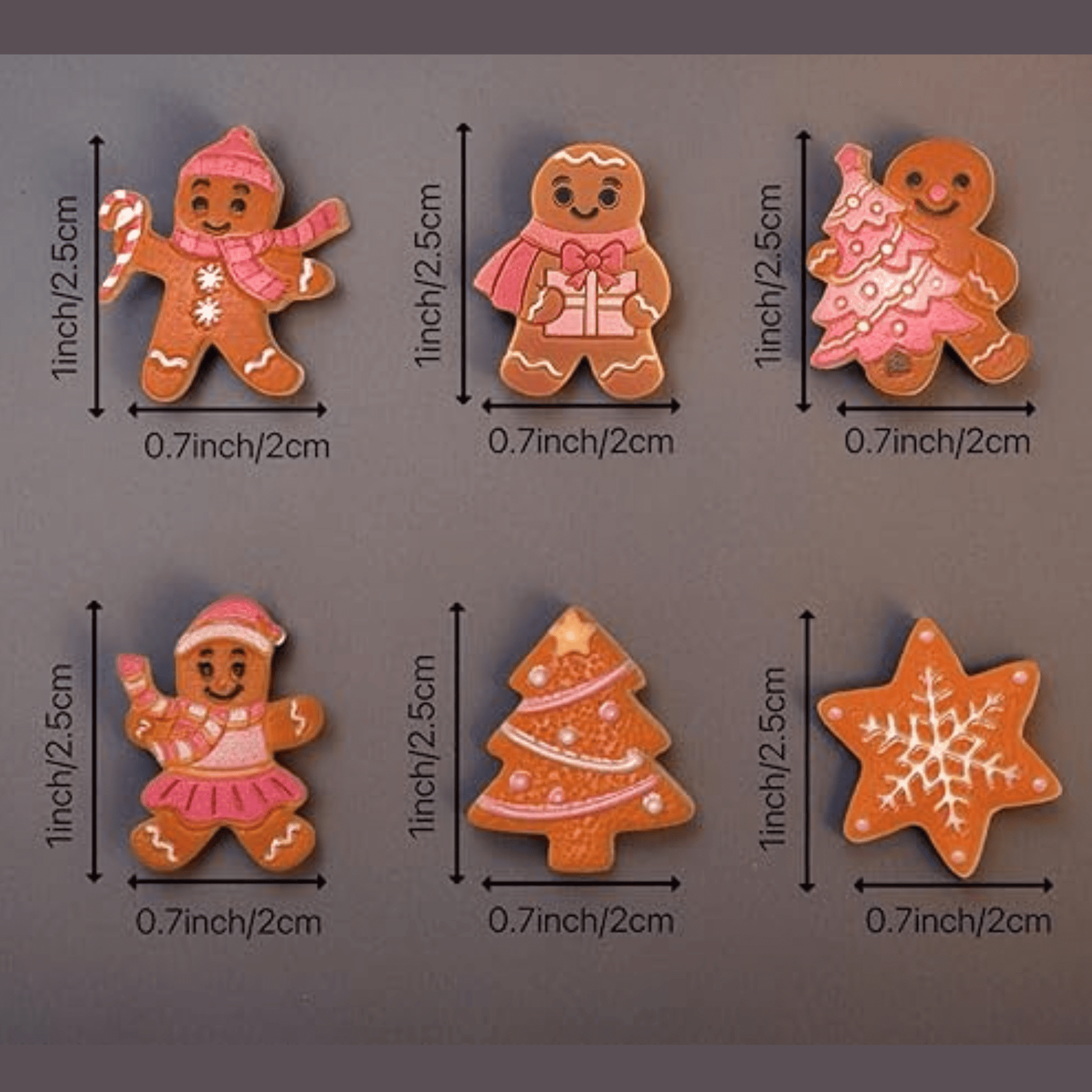 GINGERBREAD CABOCHONS - CABOCHON