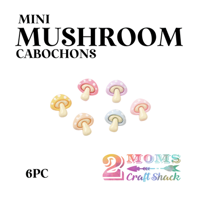 MINI MUSHROOM CABOCHONS - CABOCHON