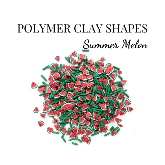 POLYMER CLAY SHAPES - SUMMER MELON - CLAY