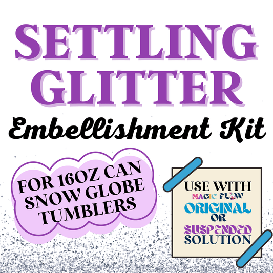 SETTLING GLITTER EMBELLISHMENT KITS - BUNDLE