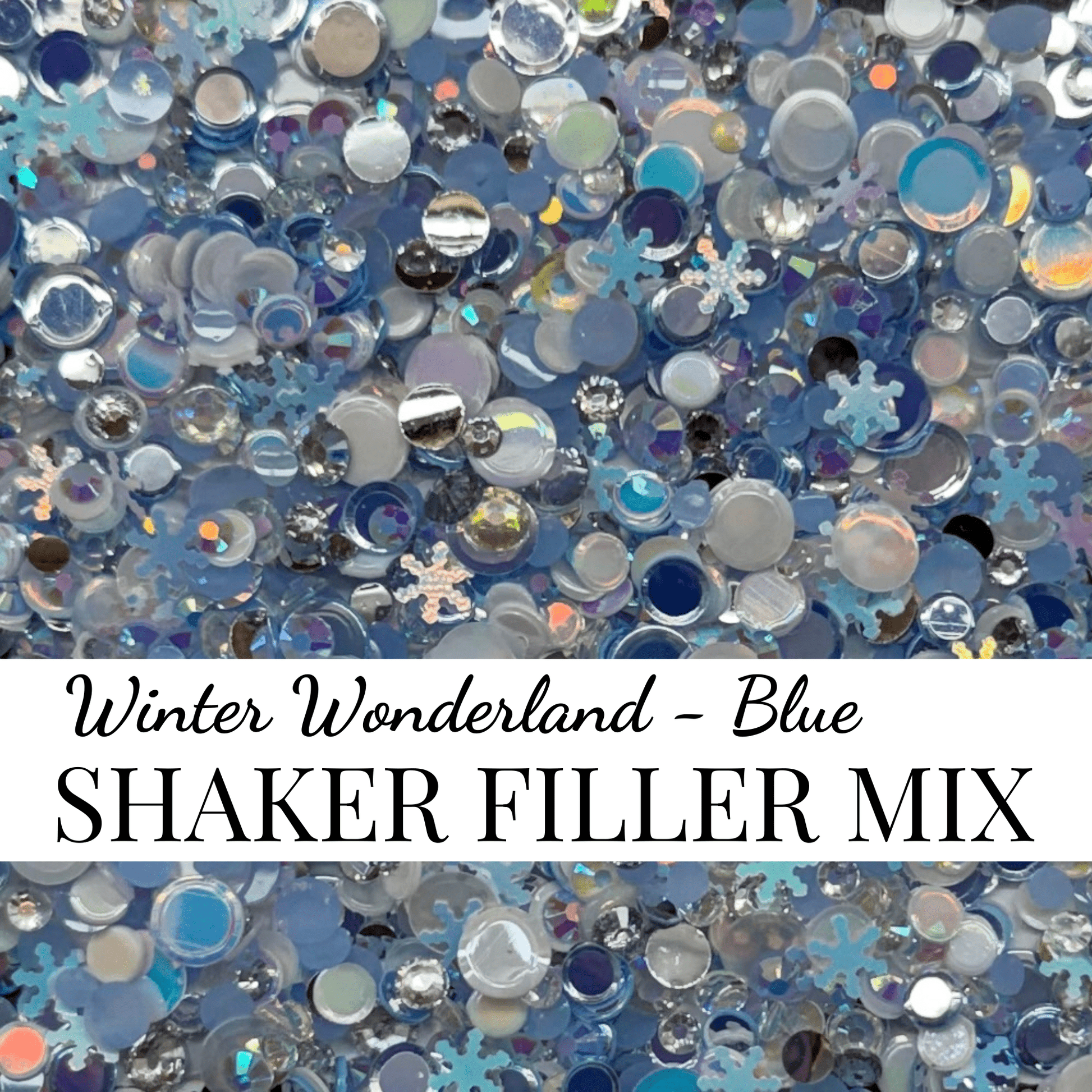 SHAKER FILLER MIX - WINTER WONDERLAND - CABOCHON
